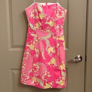 Lilly Pulitzer strapless dress